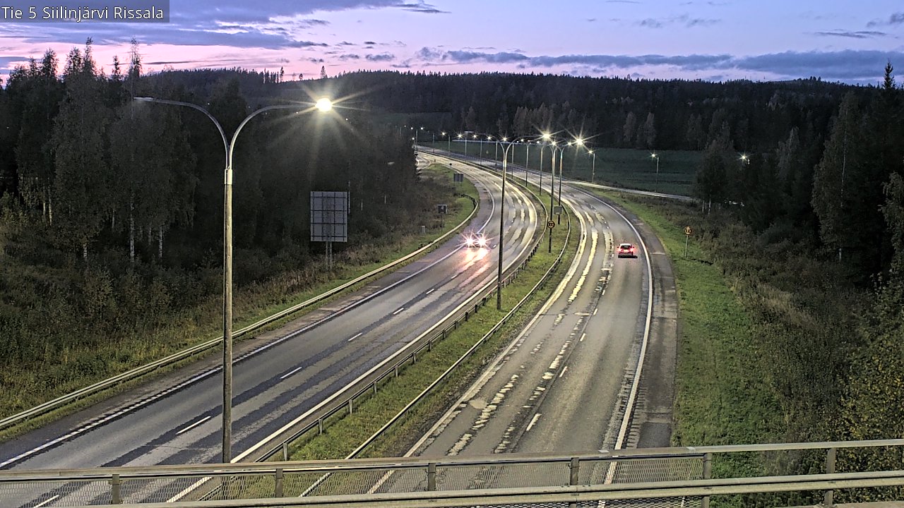 Weather Camera Image Road 5 Siilinjärvi, Rissala, Siilinjärvi, Pohjois-Savo