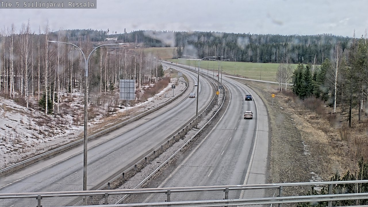 Weather Camera Image Road 5 Siilinjärvi, Rissala, Siilinjärvi, Pohjois-Savo