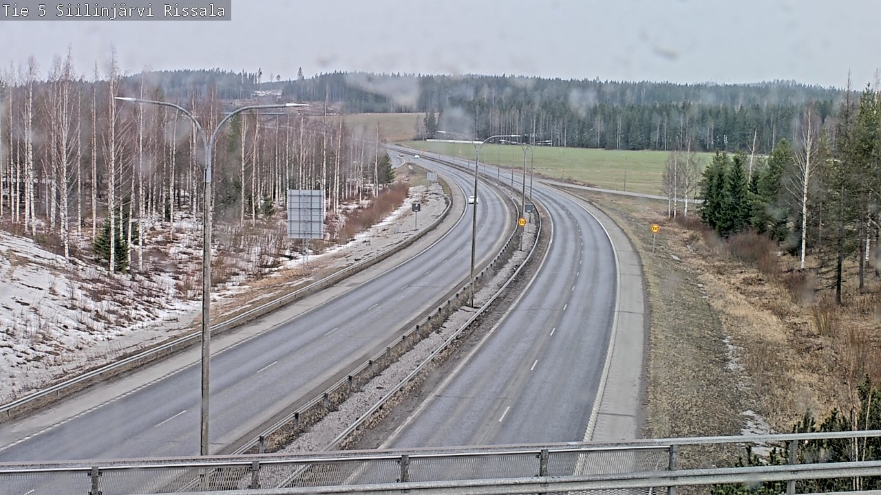 Weather Camera Image Väg 5 Siilinjärvi, Rissala, Siilinjärvi, Pohjois-Savo