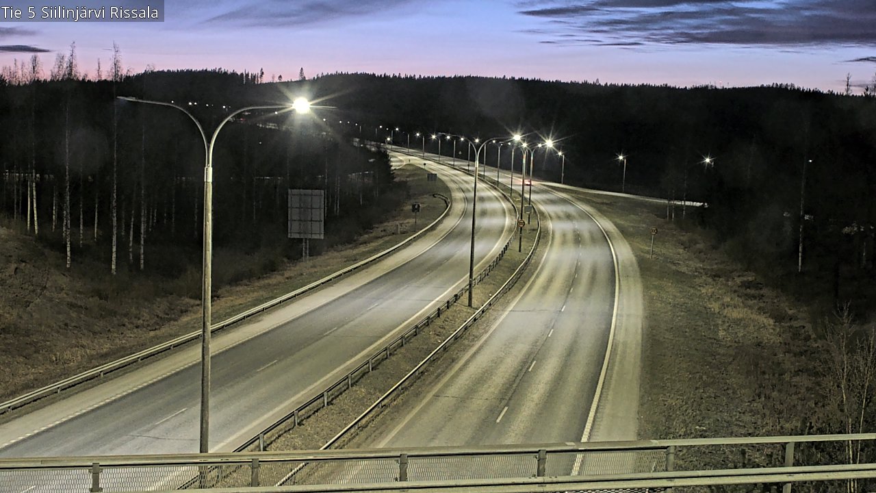 Weather Camera Image Väg 5 Siilinjärvi, Rissala, Siilinjärvi, Pohjois-Savo