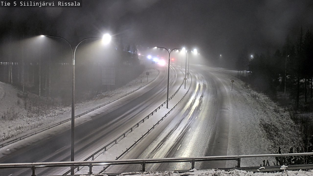 Weather Camera Image Road 5 Siilinjärvi, Rissala, Siilinjärvi, Pohjois-Savo