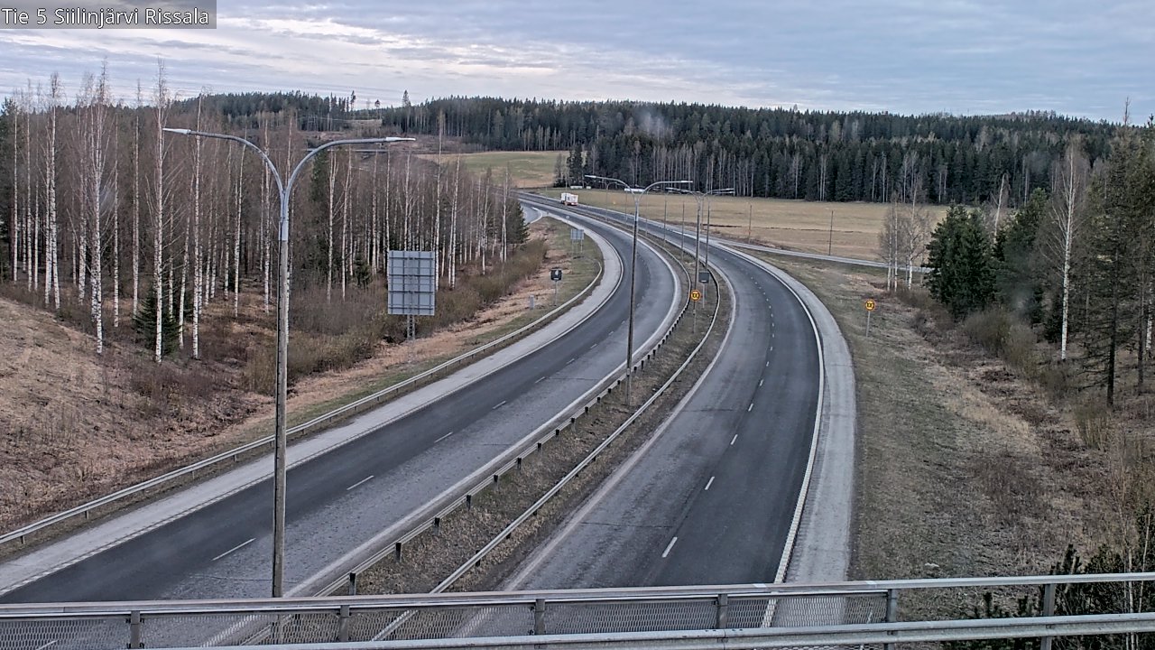 Weather Camera Image Väg 5 Siilinjärvi, Rissala, Siilinjärvi, Pohjois-Savo