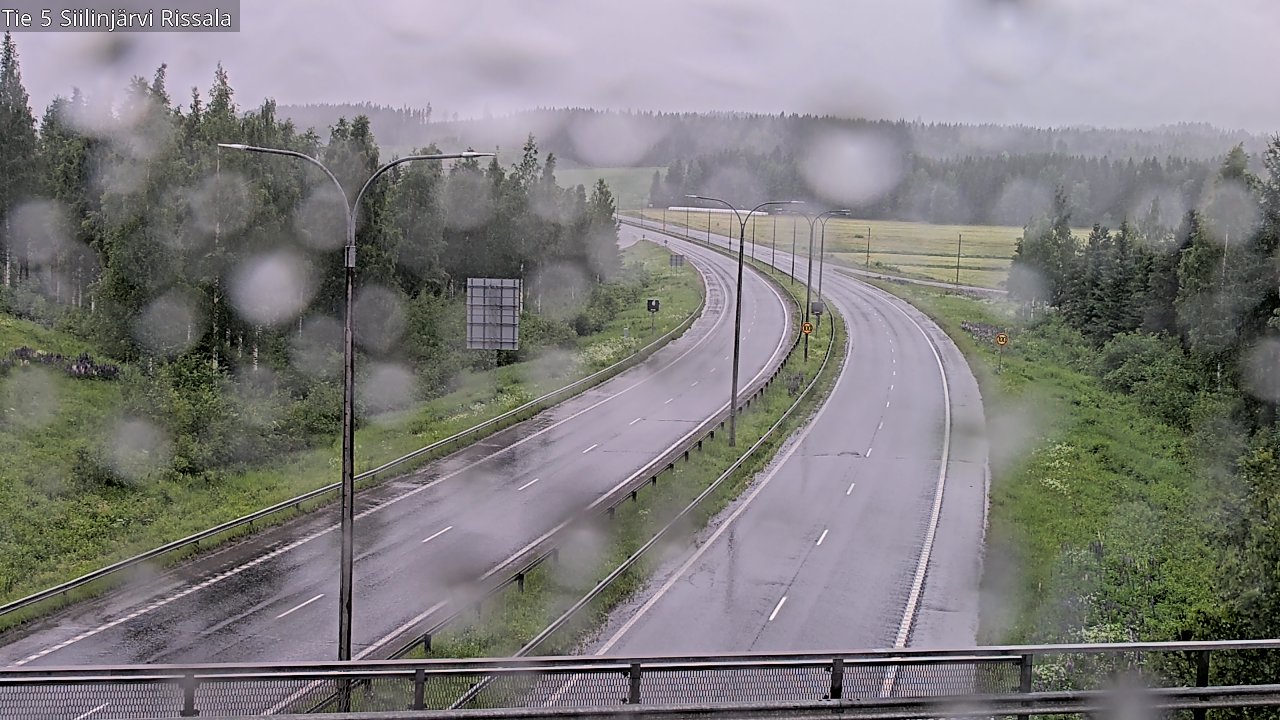 Weather Camera Image Road 5 Siilinjärvi, Rissala, Siilinjärvi, Pohjois-Savo