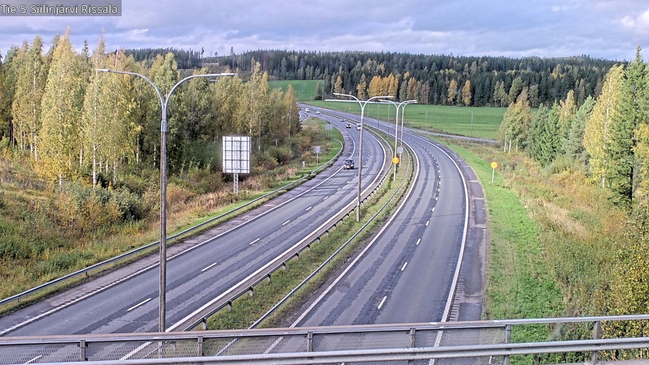 Weather Camera Image Road 5 Siilinjärvi, Rissala, Siilinjärvi, Pohjois-Savo