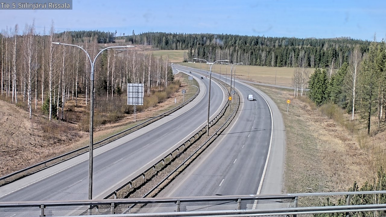 Weather Camera Image Väg 5 Siilinjärvi, Rissala, Siilinjärvi, Pohjois-Savo