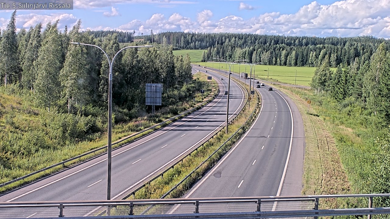 Weather Camera Image Road 5 Siilinjärvi, Rissala, Siilinjärvi, Pohjois-Savo