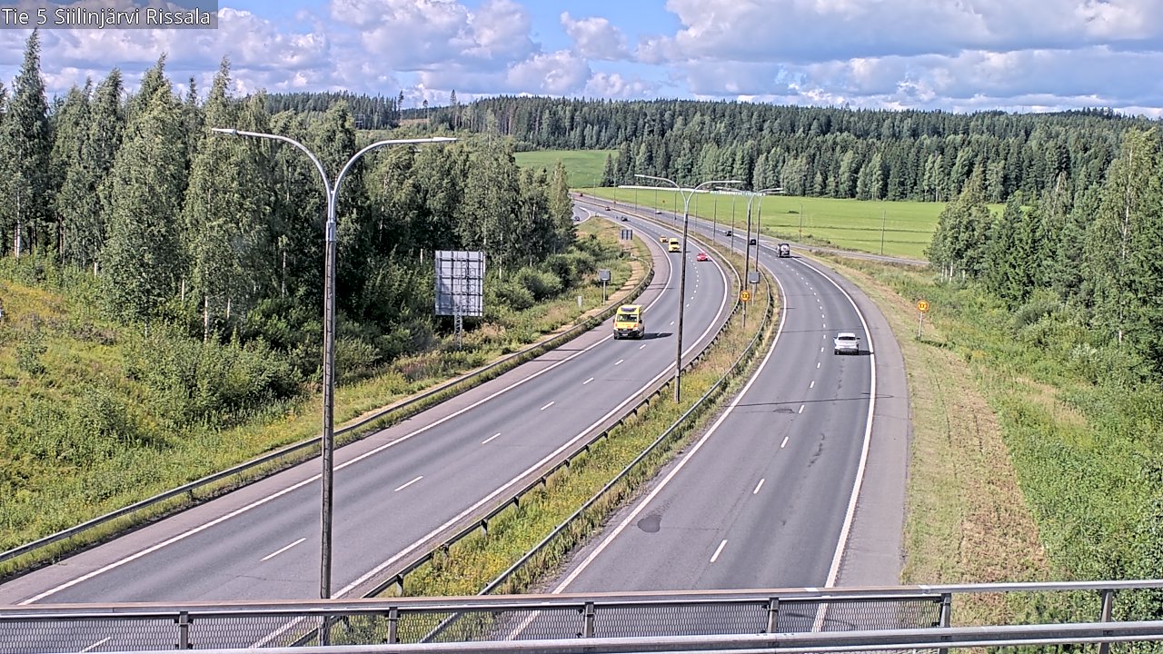 Weather Camera Image Road 5 Siilinjärvi, Rissala, Siilinjärvi, Pohjois-Savo