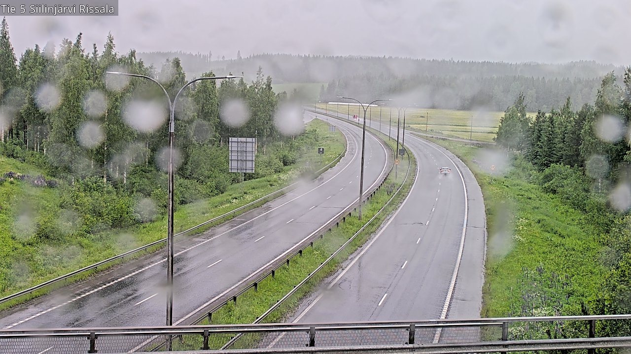 Weather Camera Image Road 5 Siilinjärvi, Rissala, Siilinjärvi, Pohjois-Savo