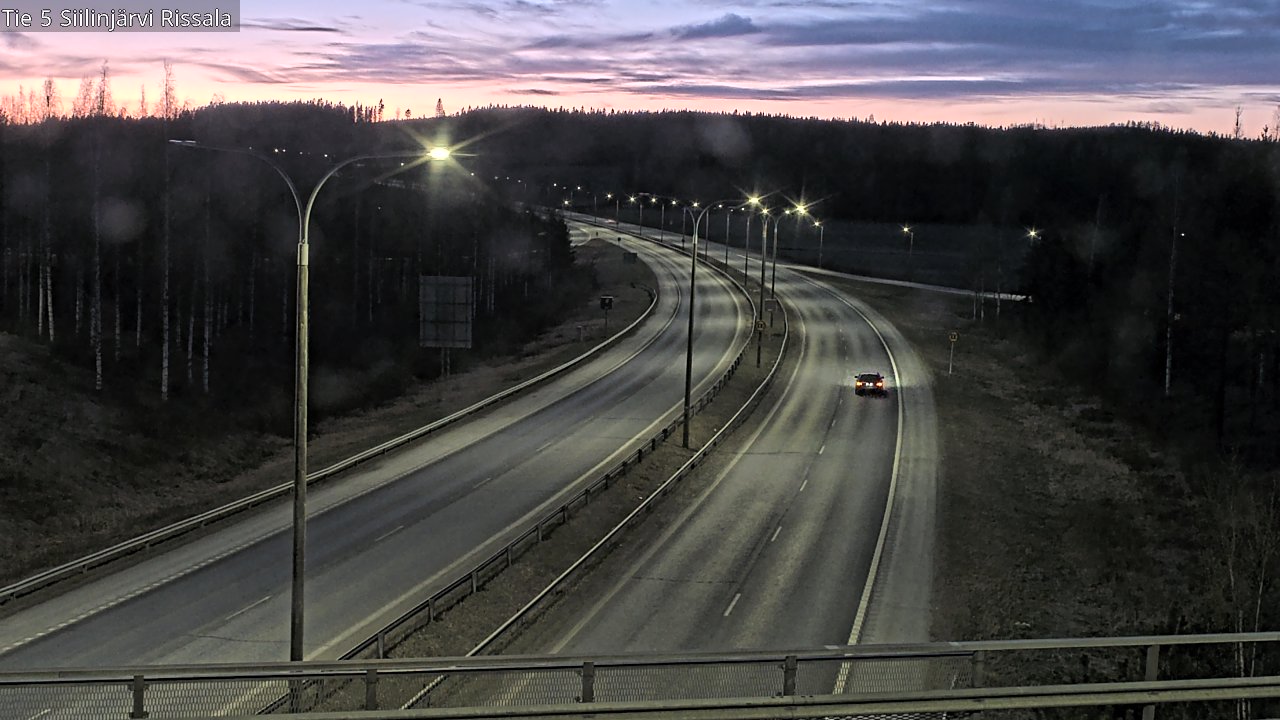 Weather Camera Image Väg 5 Siilinjärvi, Rissala, Siilinjärvi, Pohjois-Savo