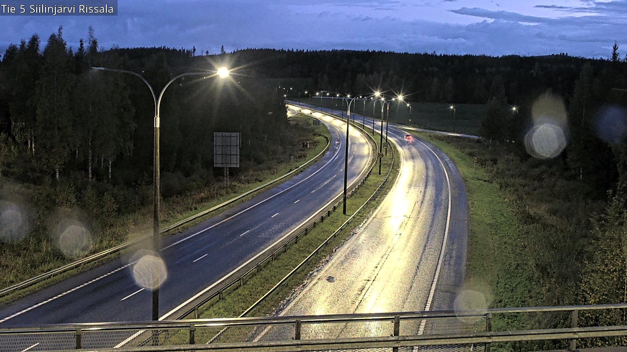 Weather Camera Image Road 5 Siilinjärvi, Rissala, Siilinjärvi, Pohjois-Savo