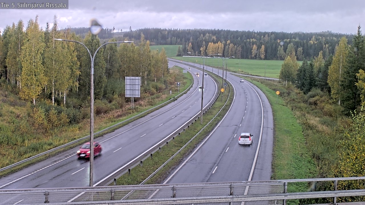 Weather Camera Image Road 5 Siilinjärvi, Rissala, Siilinjärvi, Pohjois-Savo