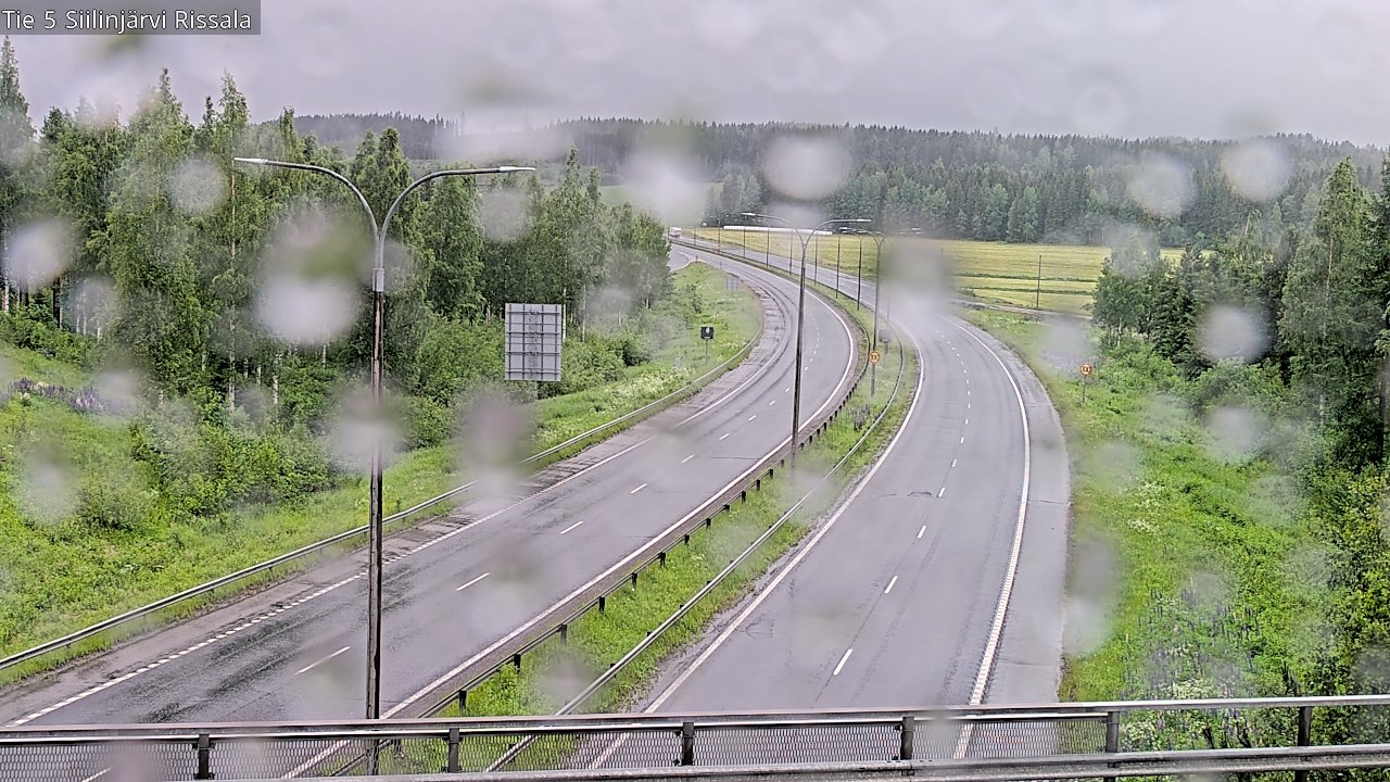 Weather Camera Image Road 5 Siilinjärvi, Rissala, Siilinjärvi, Pohjois-Savo
