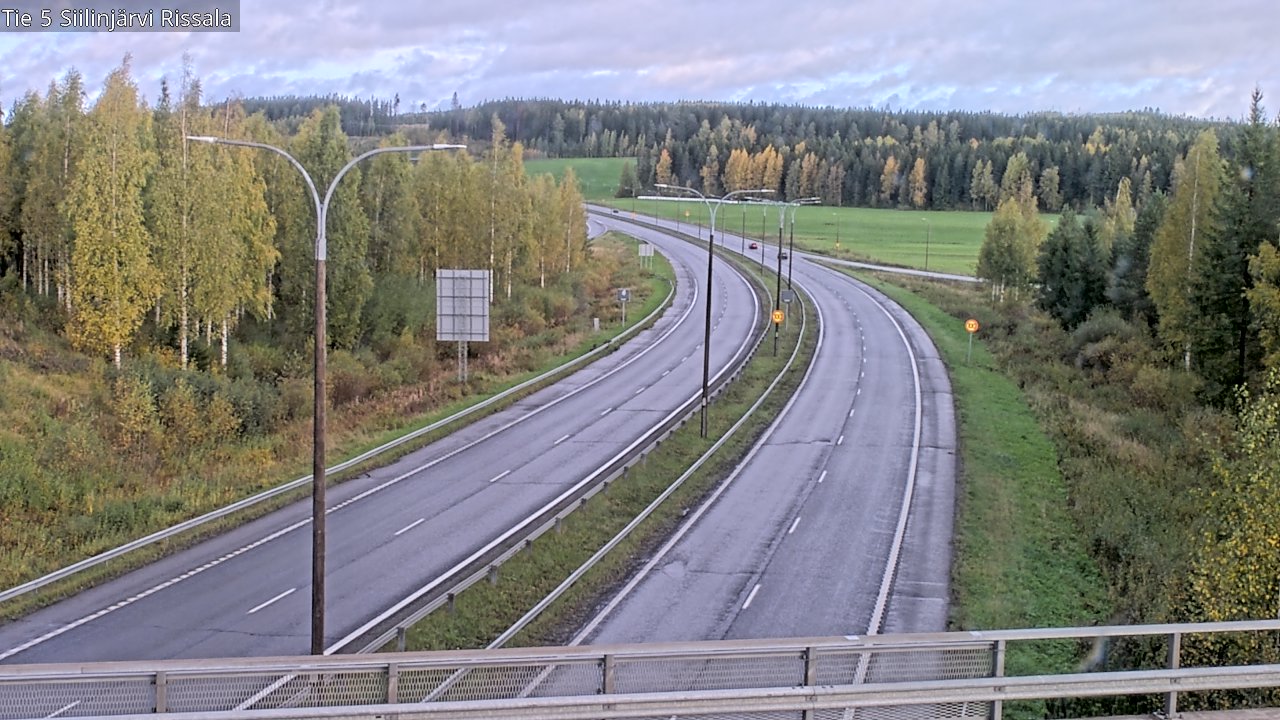 Weather Camera Image Road 5 Siilinjärvi, Rissala, Siilinjärvi, Pohjois-Savo