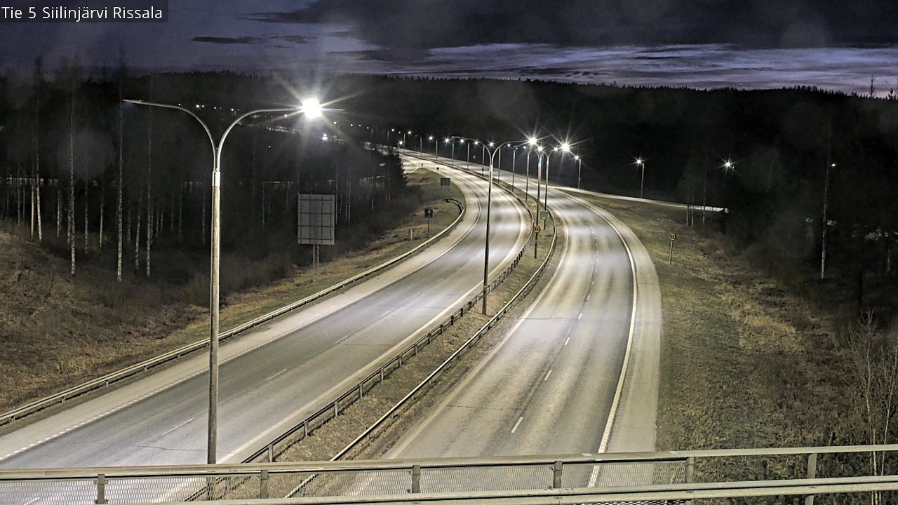 Weather Camera Image Väg 5 Siilinjärvi, Rissala, Siilinjärvi, Pohjois-Savo