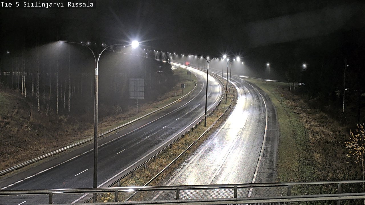 Weather Camera Image Road 5 Siilinjärvi, Rissala, Siilinjärvi, Pohjois-Savo