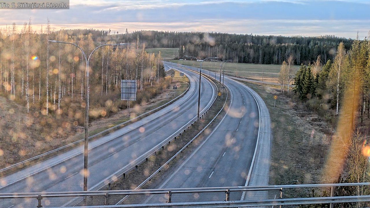 Weather Camera Image Väg 5 Siilinjärvi, Rissala, Siilinjärvi, Pohjois-Savo