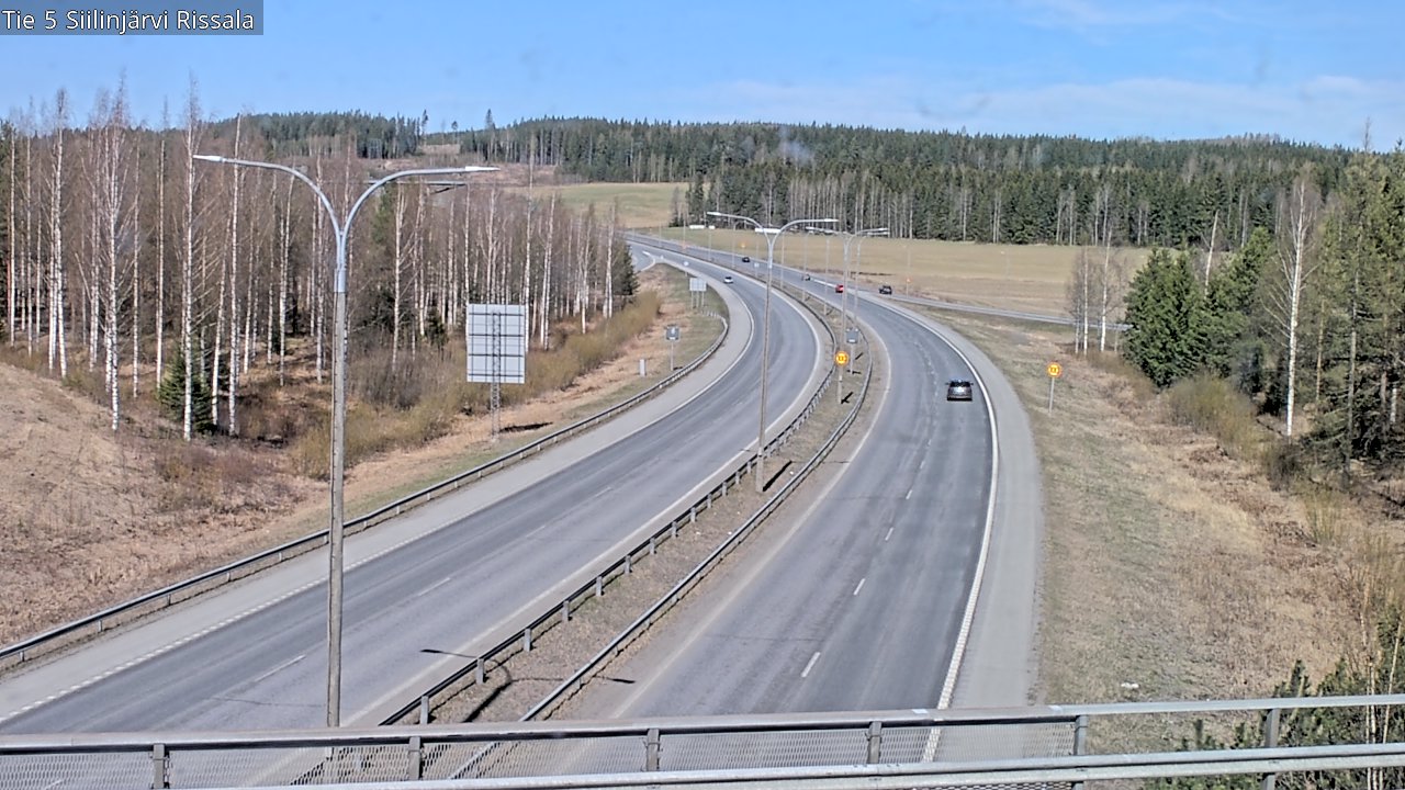 Weather Camera Image Väg 5 Siilinjärvi, Rissala, Siilinjärvi, Pohjois-Savo