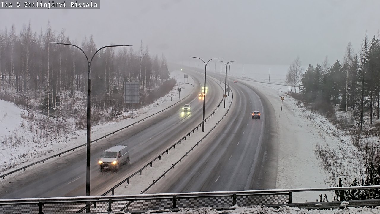 Weather Camera Image Road 5 Siilinjärvi, Rissala, Siilinjärvi, Pohjois-Savo