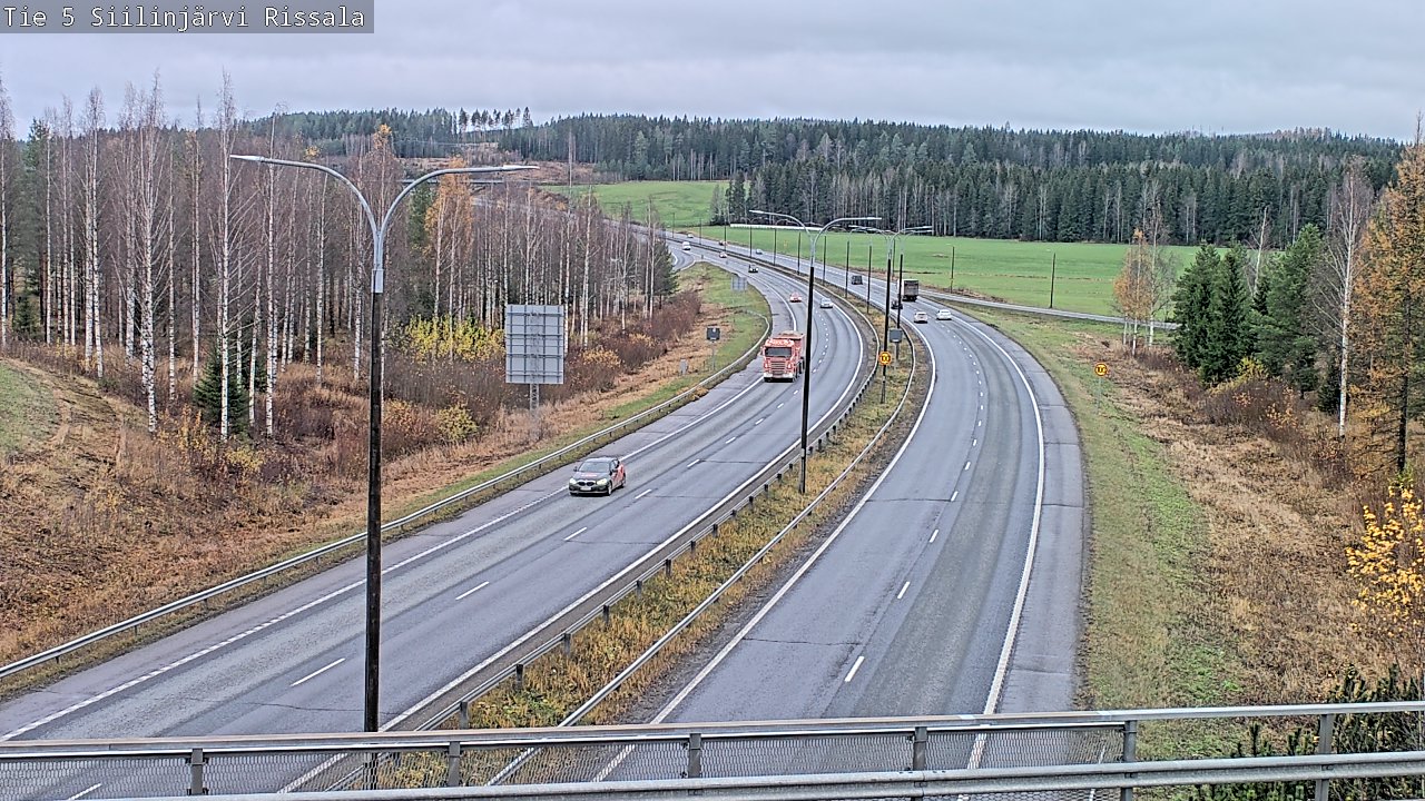 Weather Camera Image Väg 5 Siilinjärvi, Rissala, Siilinjärvi, Pohjois-Savo
