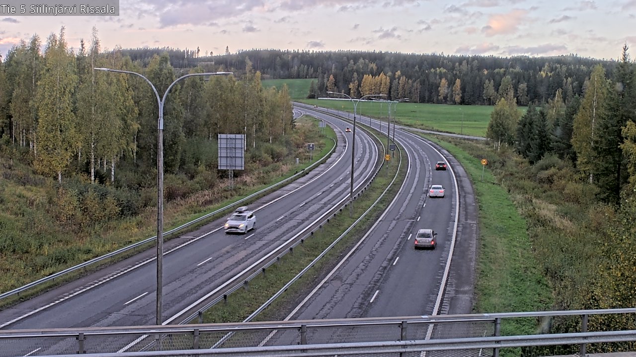 Weather Camera Image Road 5 Siilinjärvi, Rissala, Siilinjärvi, Pohjois-Savo