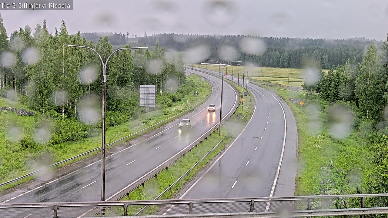 Weather Camera Image Väg 5 Siilinjärvi, Rissala, Siilinjärvi, Pohjois-Savo