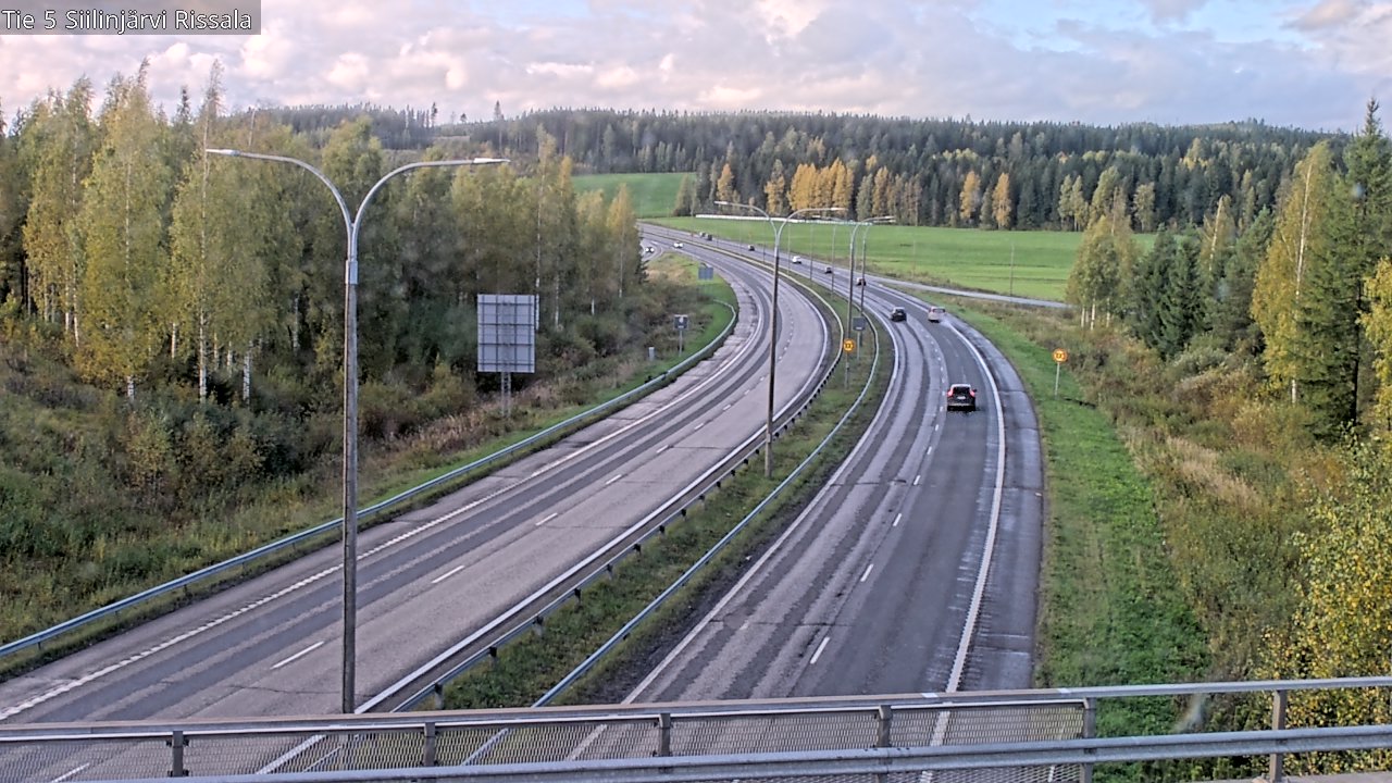 Weather Camera Image Road 5 Siilinjärvi, Rissala, Siilinjärvi, Pohjois-Savo