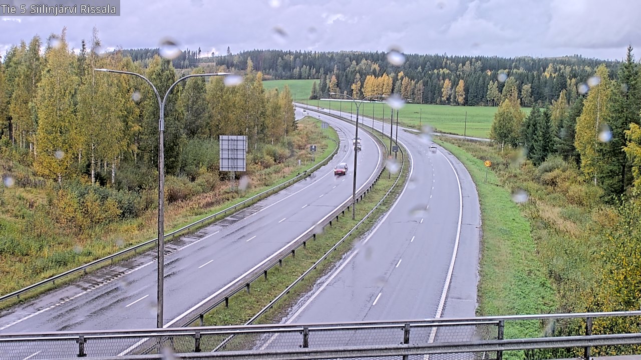 Weather Camera Image Road 5 Siilinjärvi, Rissala, Siilinjärvi, Pohjois-Savo