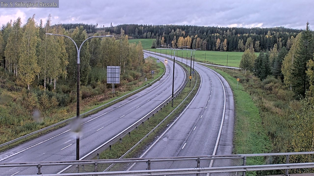 Weather Camera Image Road 5 Siilinjärvi, Rissala, Siilinjärvi, Pohjois-Savo