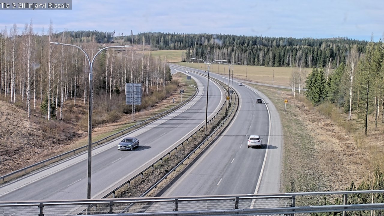 Weather Camera Image Väg 5 Siilinjärvi, Rissala, Siilinjärvi, Pohjois-Savo