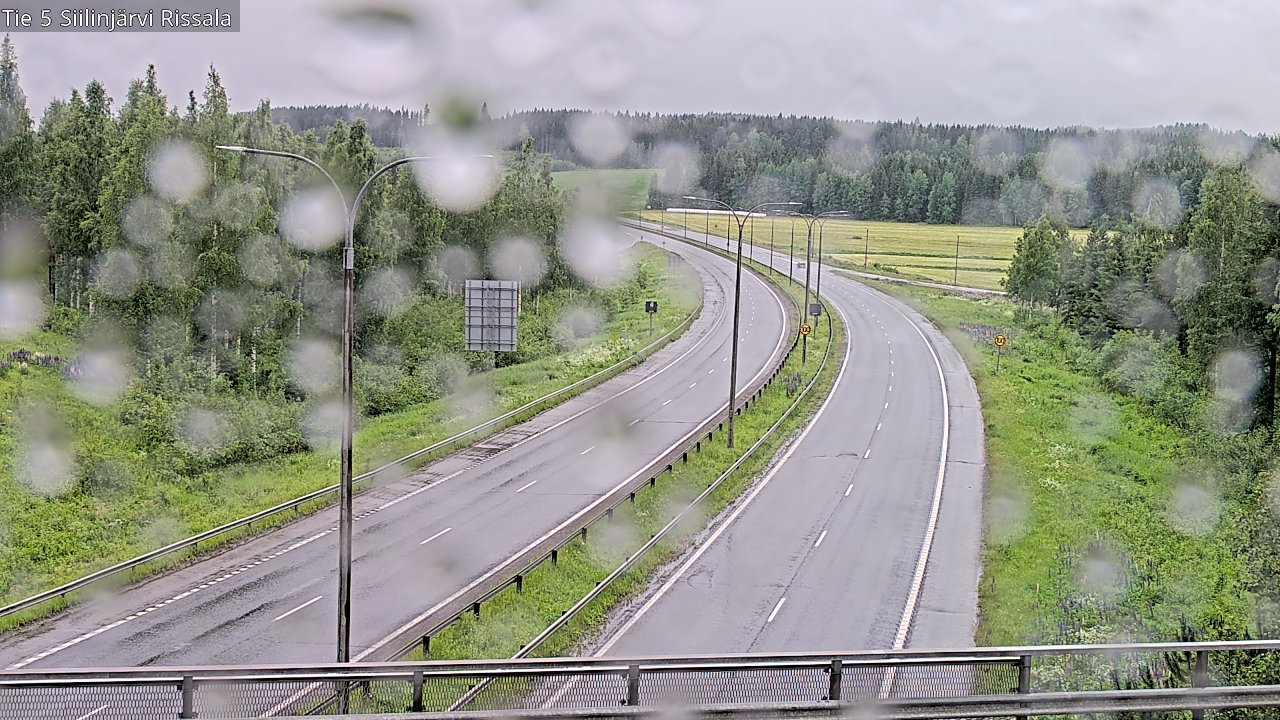 Weather Camera Image Road 5 Siilinjärvi, Rissala, Siilinjärvi, Pohjois-Savo