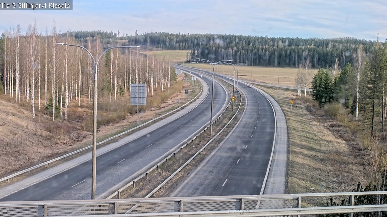 Weather Camera Image Väg 5 Siilinjärvi, Rissala, Siilinjärvi, Pohjois-Savo