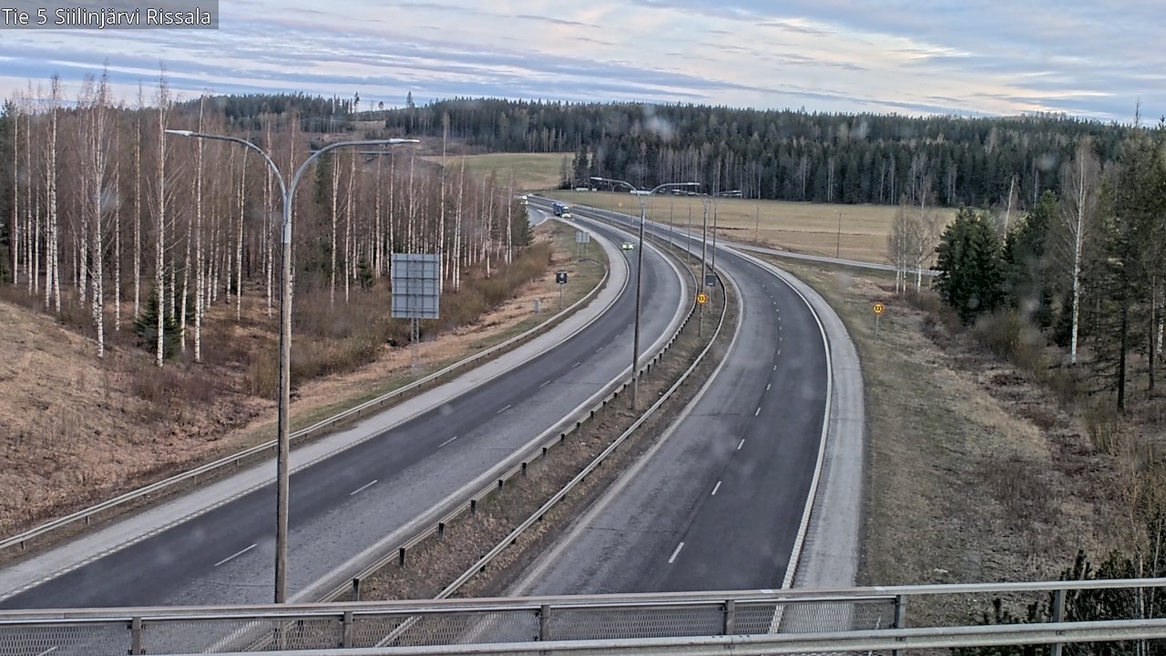 Weather Camera Image Väg 5 Siilinjärvi, Rissala, Siilinjärvi, Pohjois-Savo