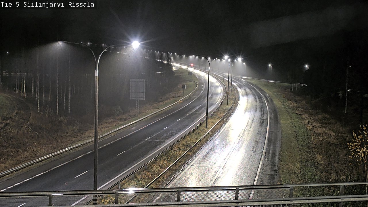 Weather Camera Image Road 5 Siilinjärvi, Rissala, Siilinjärvi, Pohjois-Savo