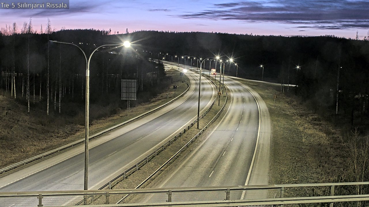 Weather Camera Image Väg 5 Siilinjärvi, Rissala, Siilinjärvi, Pohjois-Savo
