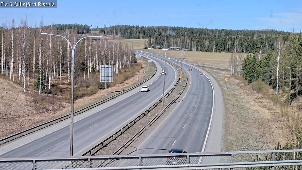 Weather Camera Image Väg 5 Siilinjärvi, Rissala, Siilinjärvi, Pohjois-Savo