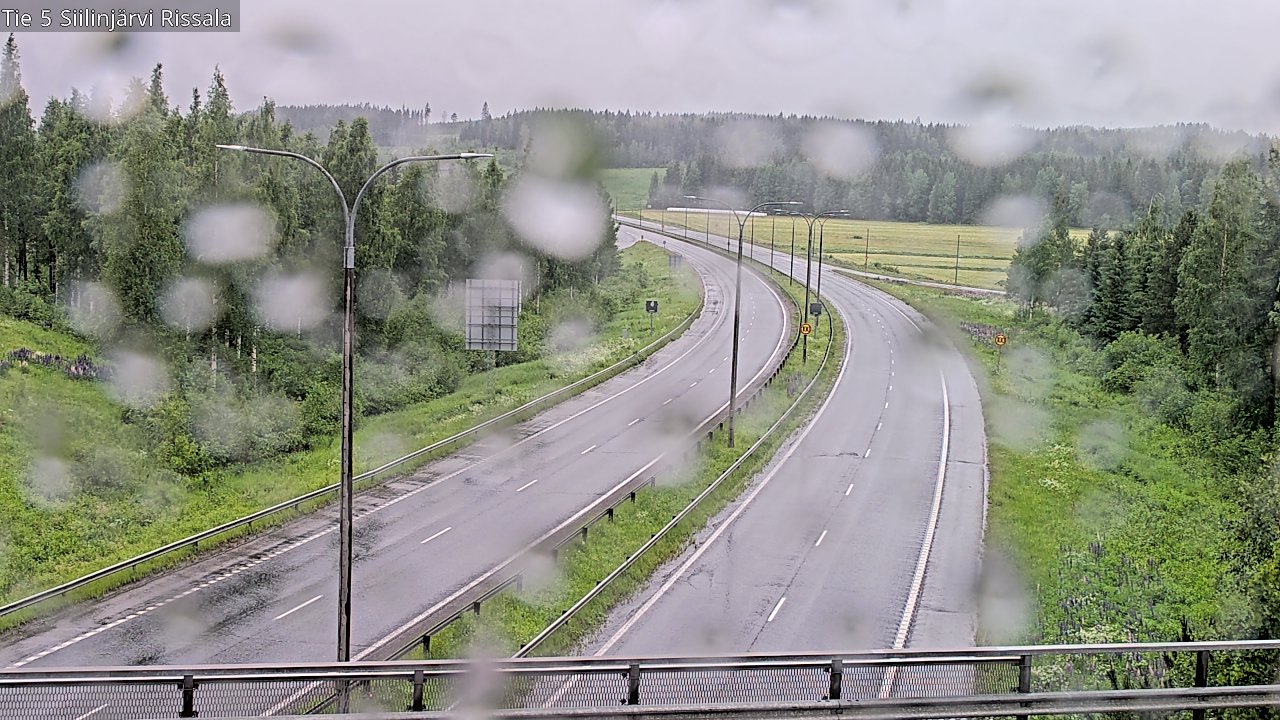 Weather Camera Image Road 5 Siilinjärvi, Rissala, Siilinjärvi, Pohjois-Savo