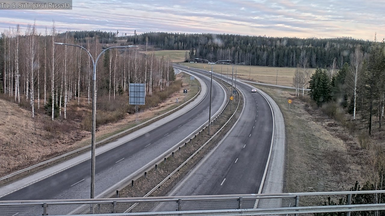 Weather Camera Image Väg 5 Siilinjärvi, Rissala, Siilinjärvi, Pohjois-Savo