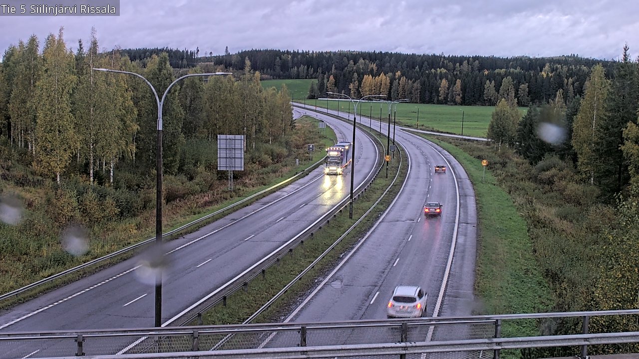 Weather Camera Image Road 5 Siilinjärvi, Rissala, Siilinjärvi, Pohjois-Savo
