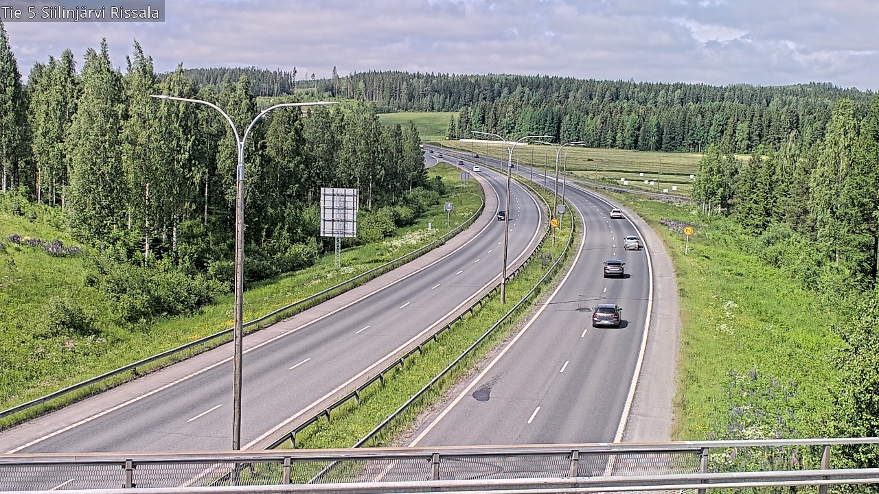 Weather Camera Image Road 5 Siilinjärvi, Rissala, Siilinjärvi, Pohjois-Savo
