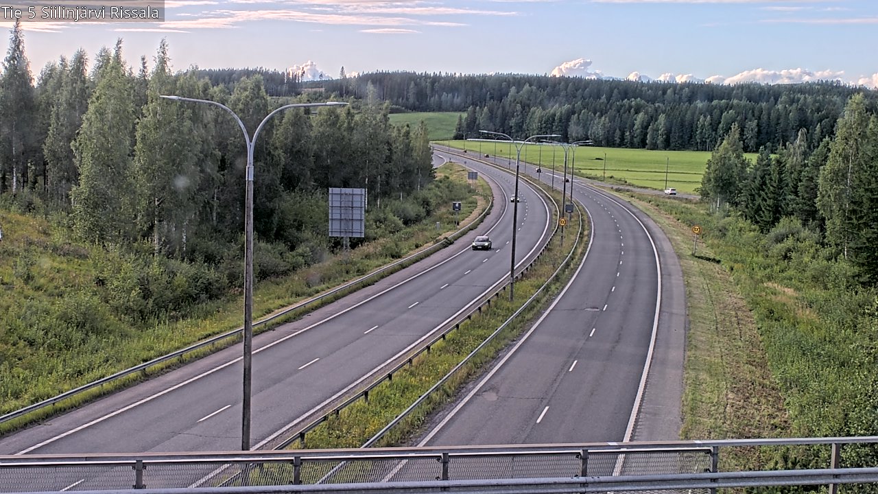 Weather Camera Image Road 5 Siilinjärvi, Rissala, Siilinjärvi, Pohjois-Savo