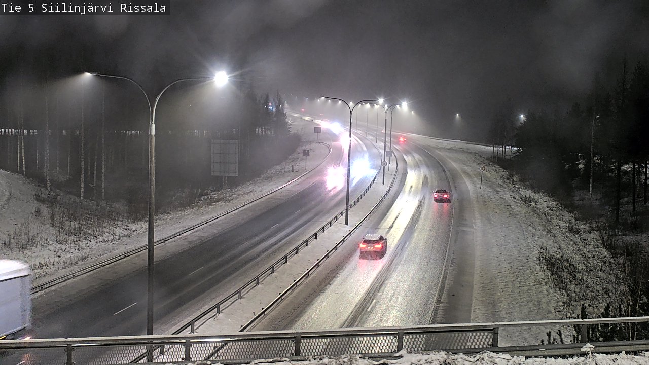 Weather Camera Image Road 5 Siilinjärvi, Rissala, Siilinjärvi, Pohjois-Savo