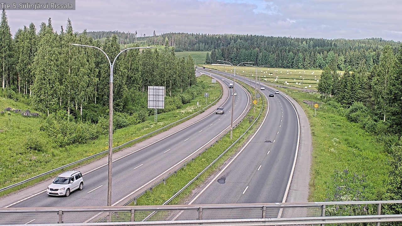 Weather Camera Image Road 5 Siilinjärvi, Rissala, Siilinjärvi, Pohjois-Savo