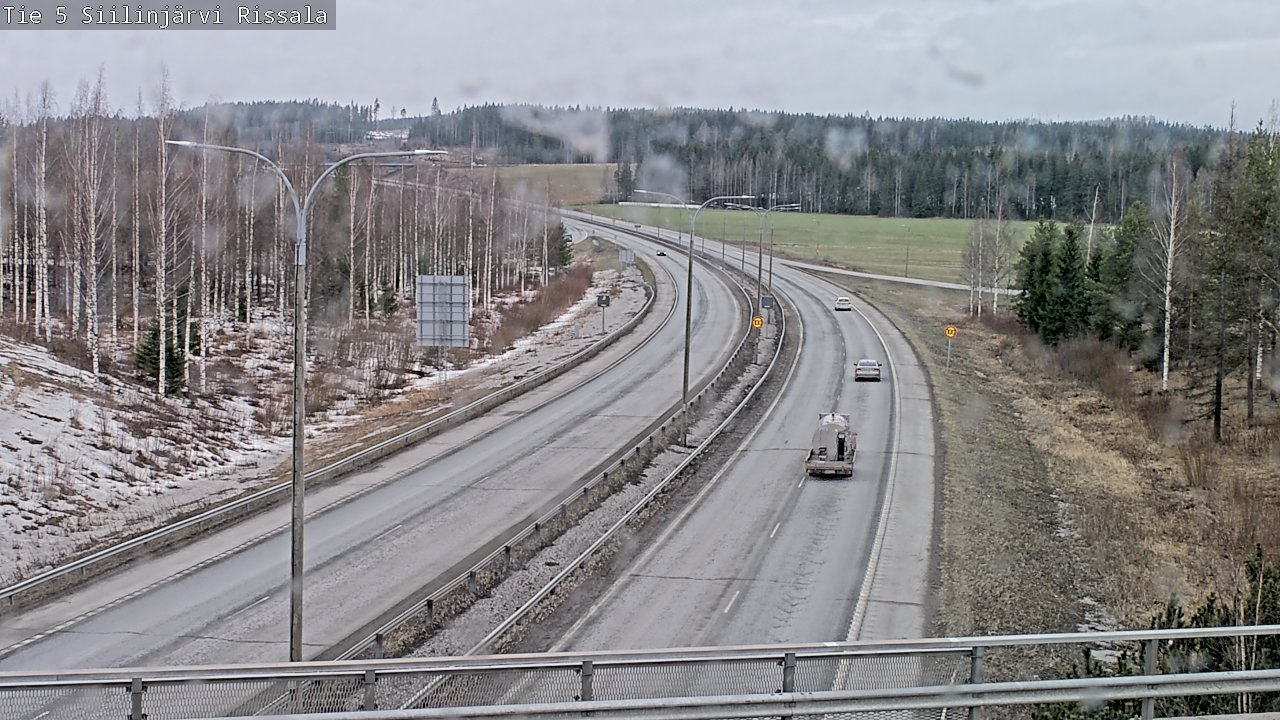Weather Camera Image Road 5 Siilinjärvi, Rissala, Siilinjärvi, Pohjois-Savo