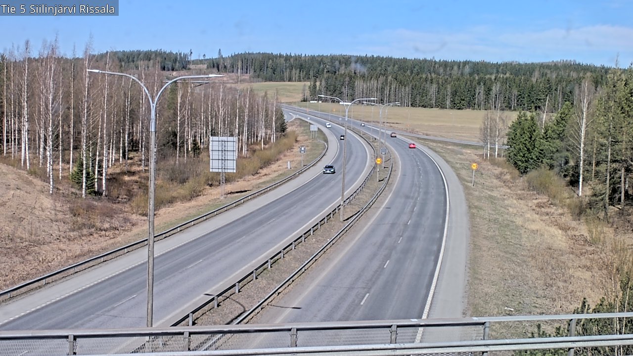 Weather Camera Image Väg 5 Siilinjärvi, Rissala, Siilinjärvi, Pohjois-Savo