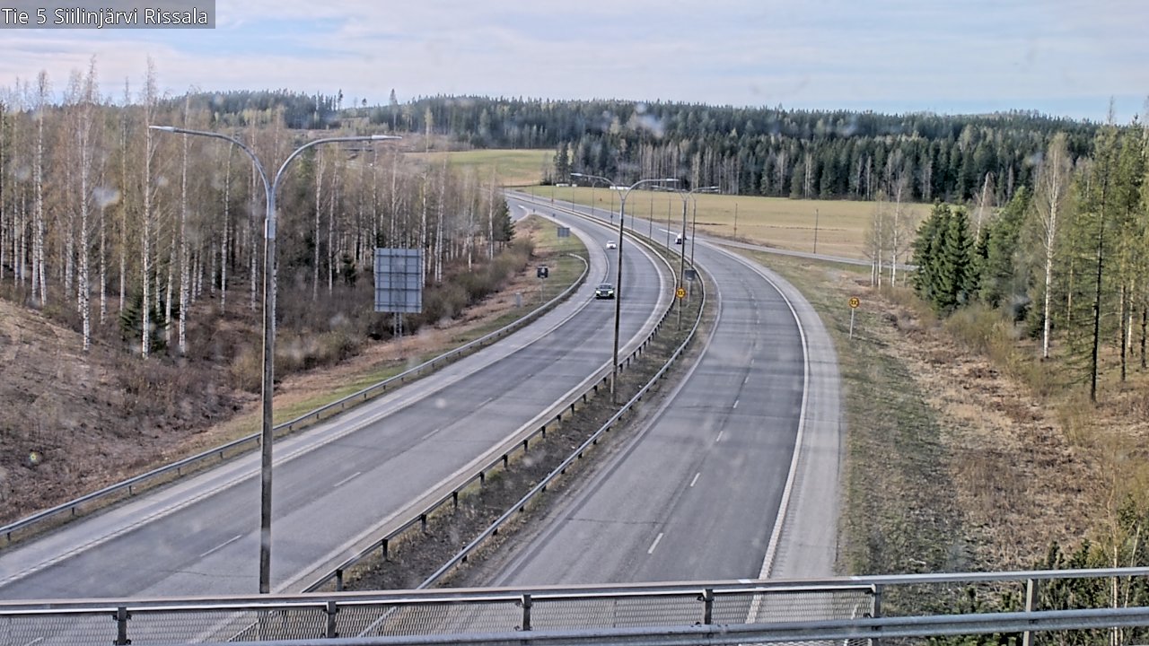 Weather Camera Image Väg 5 Siilinjärvi, Rissala, Siilinjärvi, Pohjois-Savo