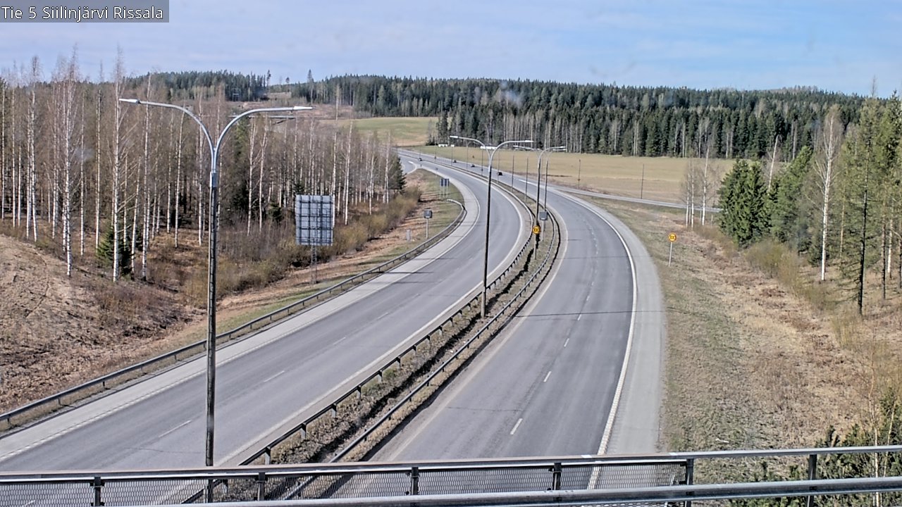 Weather Camera Image Väg 5 Siilinjärvi, Rissala, Siilinjärvi, Pohjois-Savo