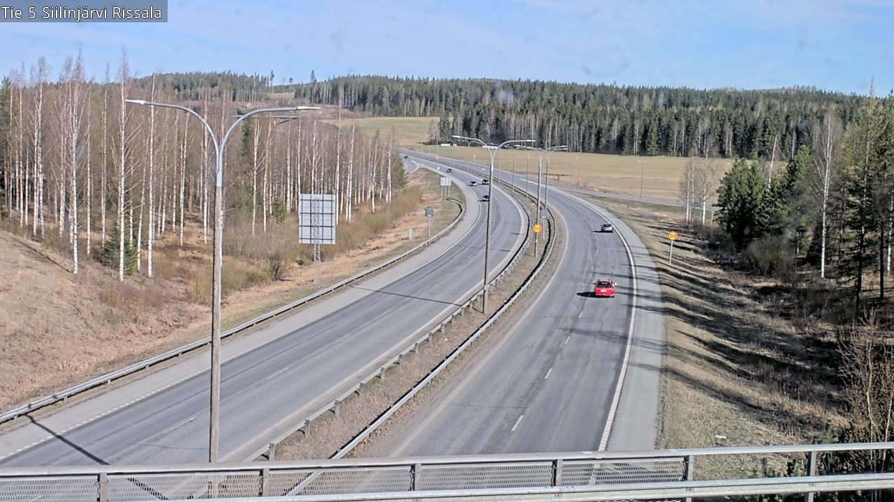 Weather Camera Image Väg 5 Siilinjärvi, Rissala, Siilinjärvi, Pohjois-Savo