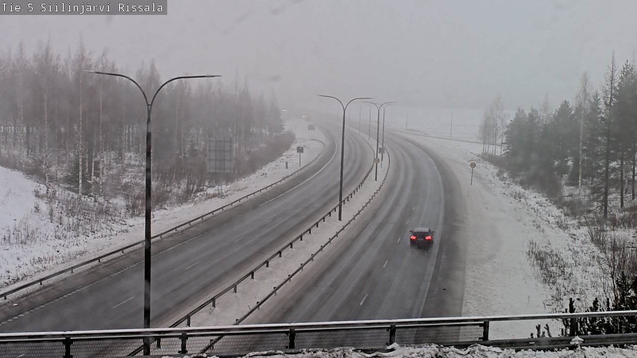 Weather Camera Image Road 5 Siilinjärvi, Rissala, Siilinjärvi, Pohjois-Savo