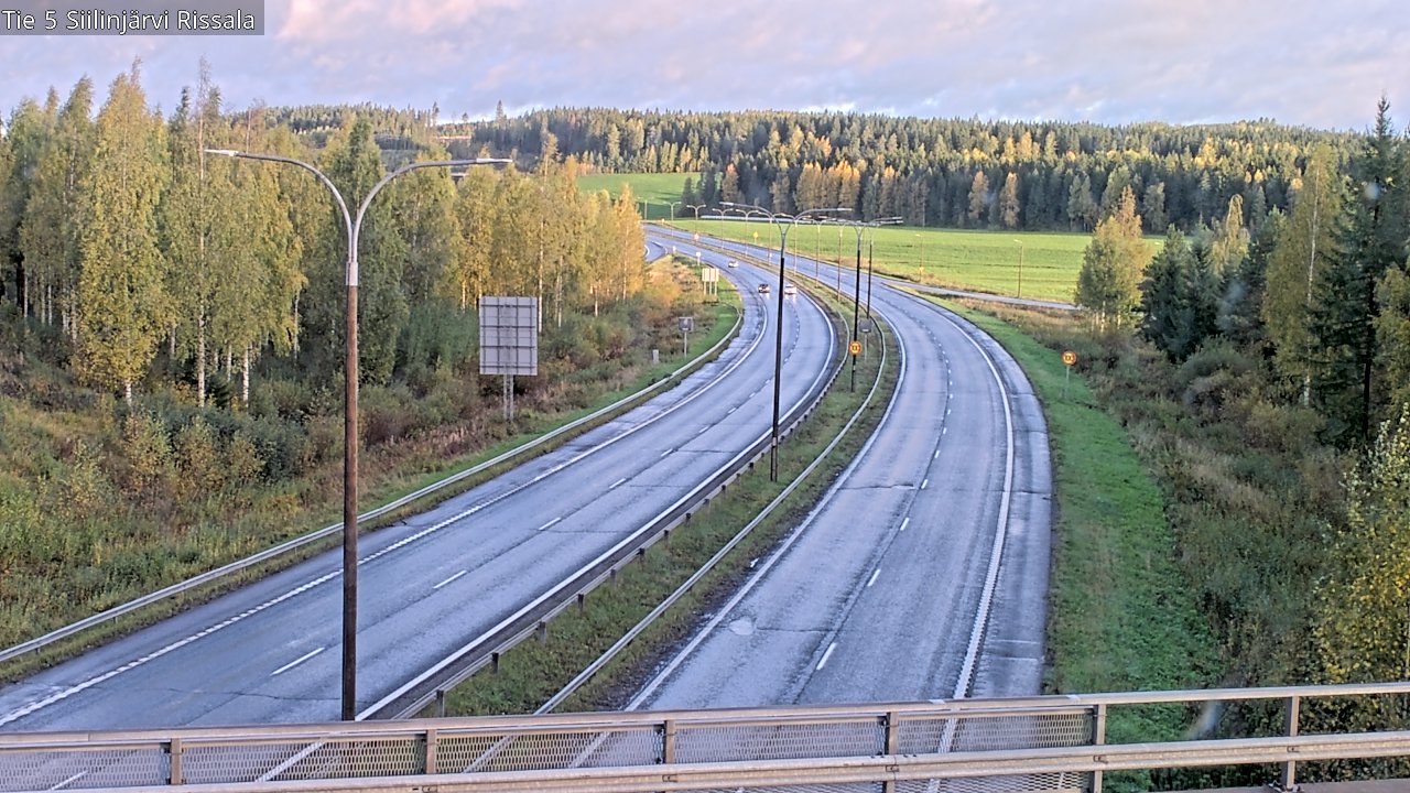 Weather Camera Image Road 5 Siilinjärvi, Rissala, Siilinjärvi, Pohjois-Savo