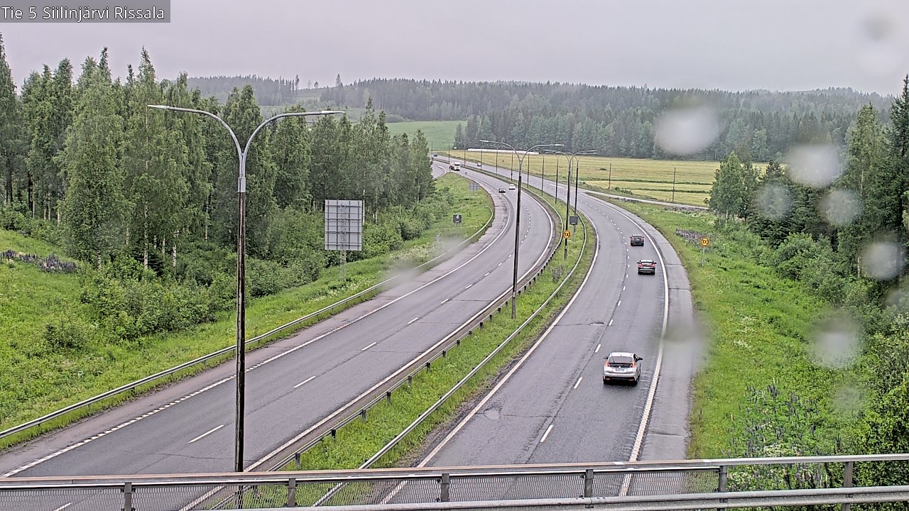 Weather Camera Image Väg 5 Siilinjärvi, Rissala, Siilinjärvi, Pohjois-Savo